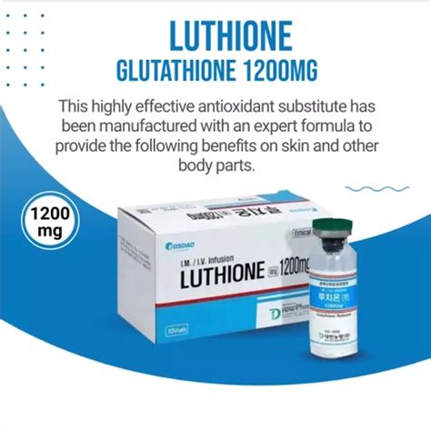 Korea Skin Whitening Injection Luthione Cindella Glutathione Injection