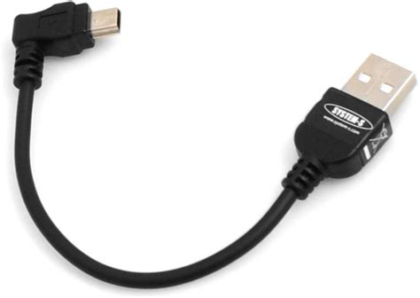 System S Mini Usb Kabel Mit Winkelstecker Rechts Cm