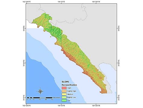 Tsunami vulnerability map based on parameters of slope | Download Scientific Diagram