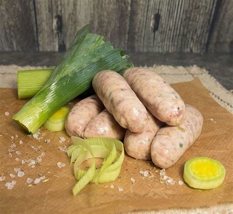 Grasmere Pork And Leek Sausages Grasmere Farm