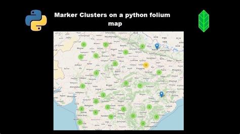 Marker Clusters On A Python Folium Map Youtube