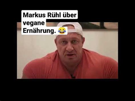 Markus Rühl über vegane Ernährung YouTube