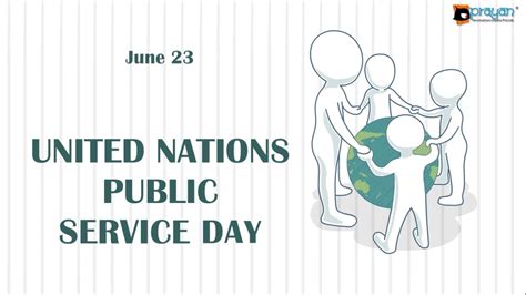 United Nations Public Service Day 23rd June Prayan Animation Studio