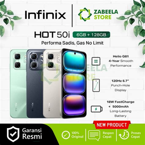 Jual Infinix Hot I NFC GB Hz Punch Hole Display Garansi Resmi Infinix