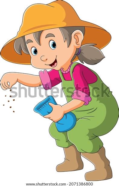 Child Sowing Seeds Over 76 Royalty Free Licensable Stock Illustrations