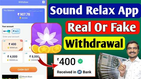 Sound Relax App Real Or Fake Payment Proof Legit Or Not