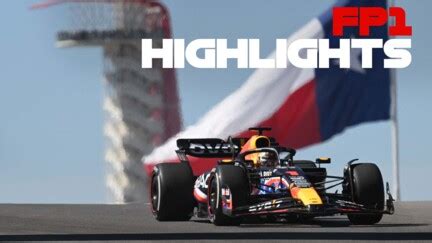 Fp Highlights United States Grand Prix