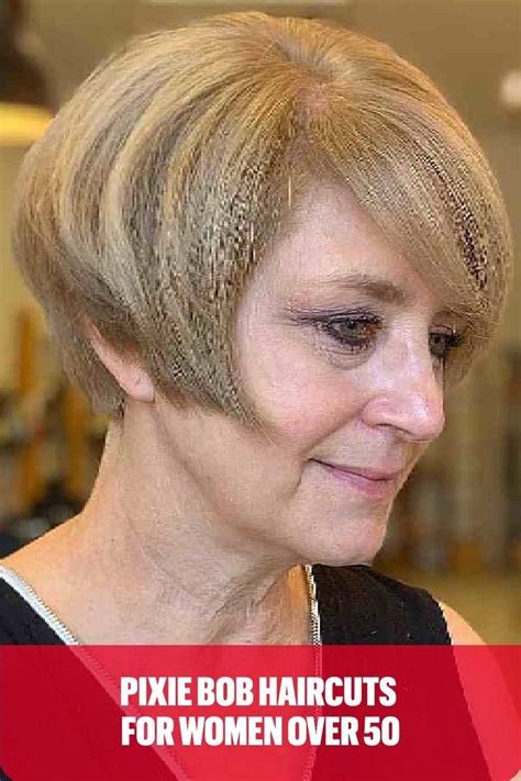 Graduated Bixie With Side Bangs For Thick Hair Bob Haircuts For Women Bobs Haircuts Pixie Bob