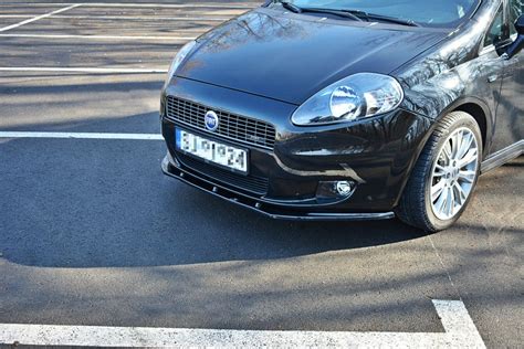 Front Splitter Fiat Grande Punto Standard Carbon Look Our Offer