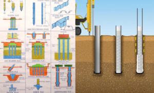 Types of piles used in construction - Classification of Piles