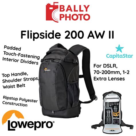 Lowepro Flipside Aw Ii Camera Backpack Bag Photography