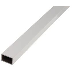 Tubo Rectangular De Aluminio Anodizado Platade Metro Tienda De