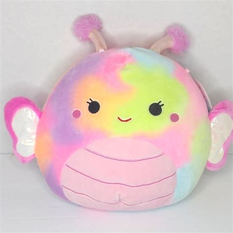 Squishmallows Toys Iris 22 Beautiful Rainbow Butterfly Original