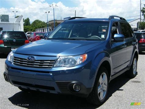 2009 Newport Blue Pearl Subaru Forester 2.5 X Limited #33606011 ...