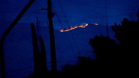 Fire Continues To Burn On Mount Lemmon