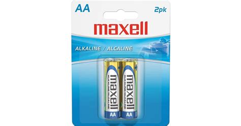 Maxell Aa 15v Alkaline Battery 2 Pack • See Price