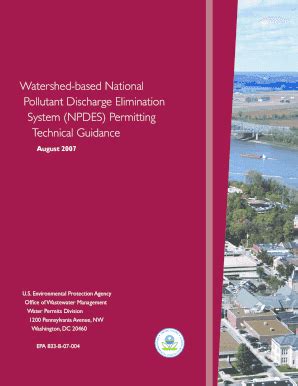 Fillable Online Watershed Based National Pollutant Discharge