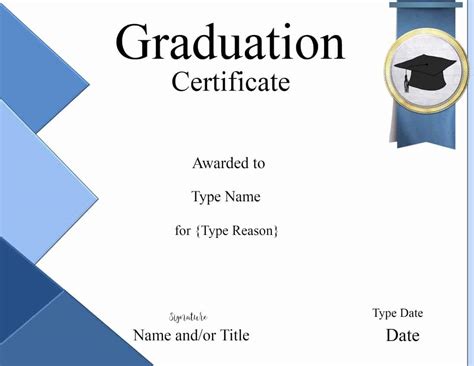 Graduation Certificate Template | Customize Online & Print