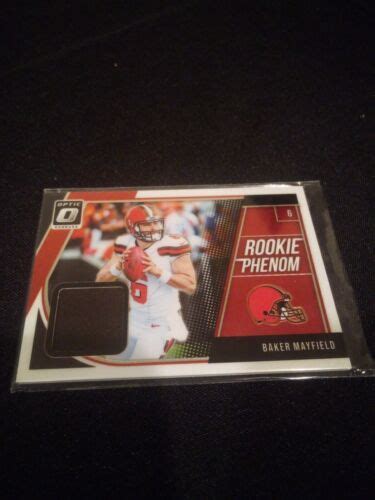 Baker Mayfield 2018 Donruss Optic Rookie Phenoms Jerseys RC EBay