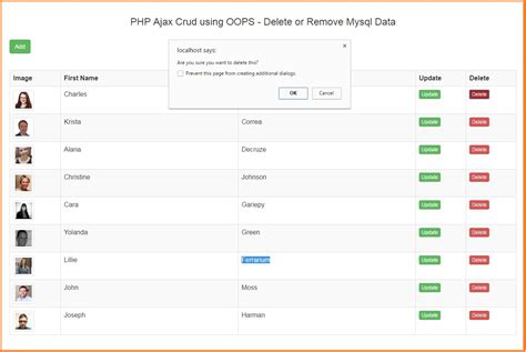 Live Vanilla Datatables Crud With Javascript Php Mysql Images