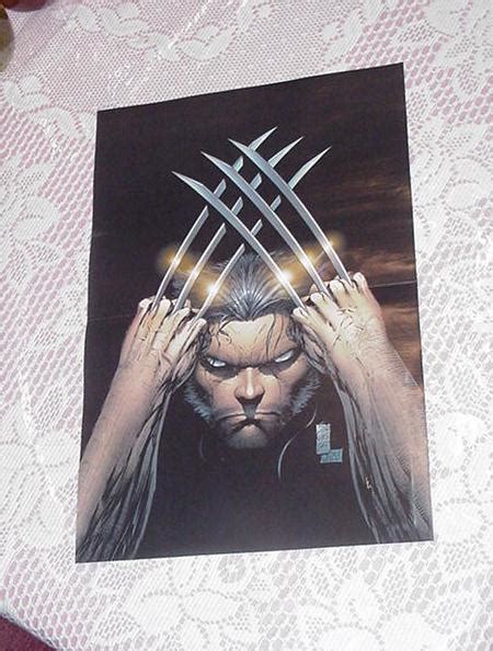 Wolverine Crossed Claws Poster Marc Silvestri Art