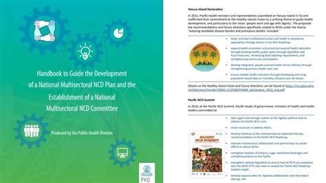 Now Available Handbook To Guide The Development Of A National