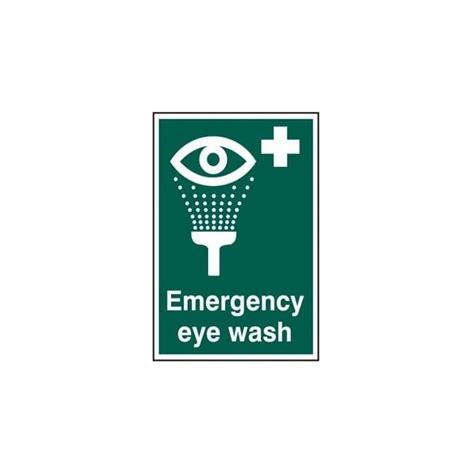 Emergency Eye Wash Sign