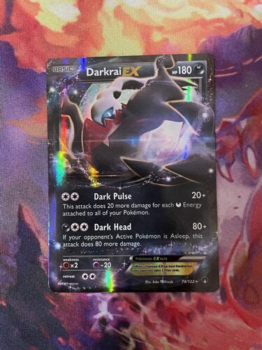 Darkrai EX 74 122 Breakpoint Ultra Rare Near Mint Light Play EBay