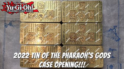 Yugioh 2022 Tin Of The Pharoah S Gods Case Opening YouTube