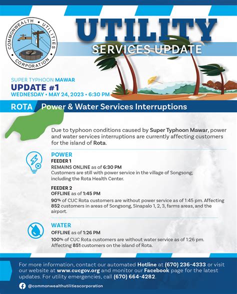 Utility Services Updates 1 6 30 Pm 05 24 23 Rota Power And Water