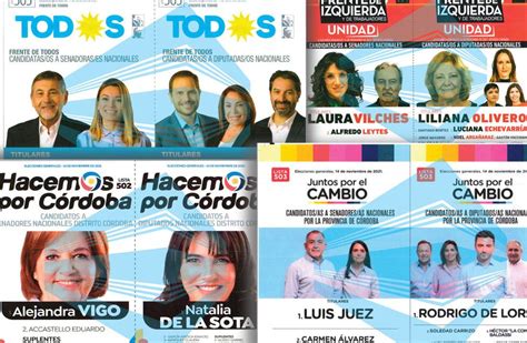 Elecciones 2021 En Córdoba Así Son Las Boletas Que Encontrás En El