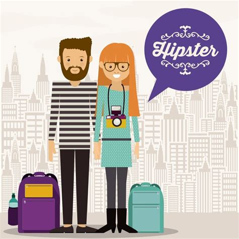 Dise O De Hipster Vector Premium