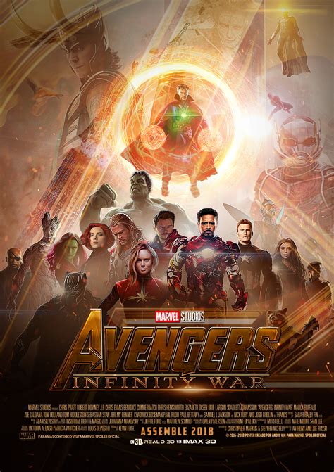 Marvel Spoiler Oficial Segundo Poster De Avengers Infinity War