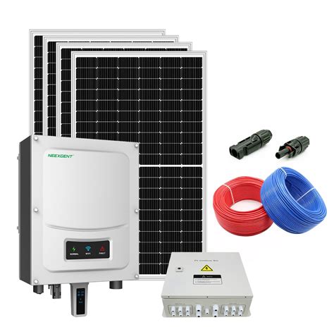 Neexgent Kw Solar Energy System Commercial Solar System On Grid Solar