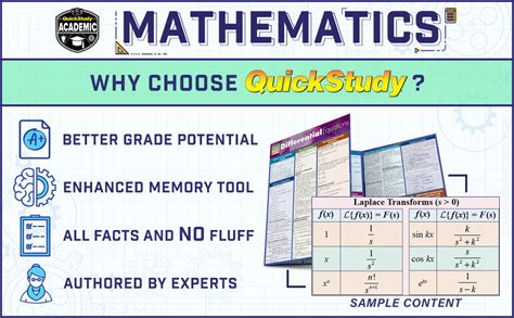 Differential Equations Quick Study Academic BarCharts Inc