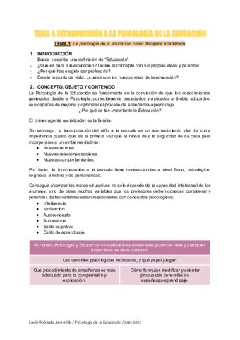 TEMA 1 Psicologia Pdf