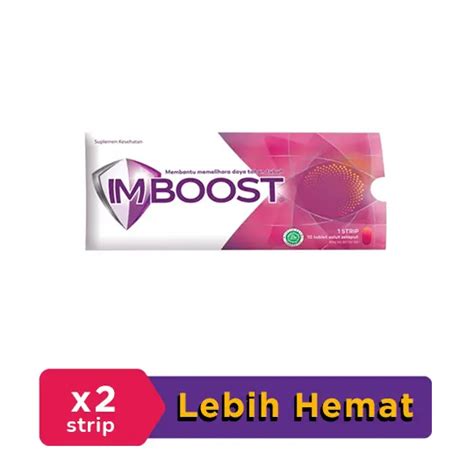 Imboost Tablet Hemat Borongan Kegunaan Efek Samping Dosis Dan