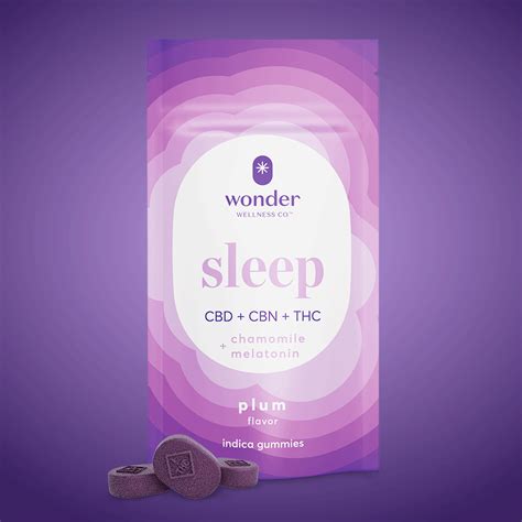 Wonder Sleep Plum Gummies Pk Mg Cbd Mg Thc Mgcbn