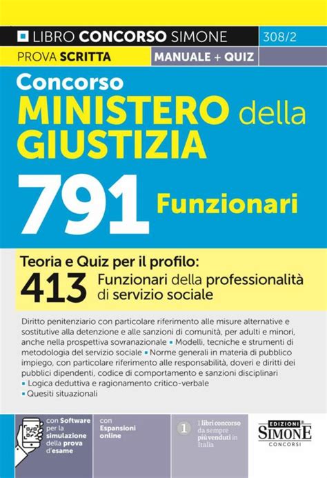 Concorso Funzionari Ministero Della Giustizia Simone