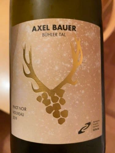 Weingut Axel Bauer Pinot Noir Nouveau Vivino Us