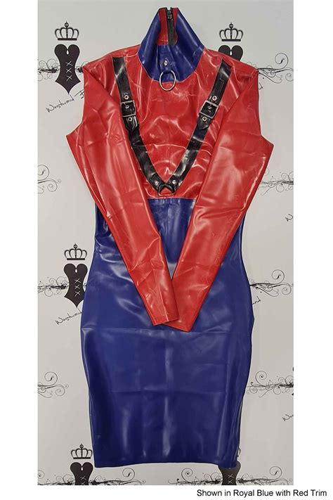 Hand Made Designer Dom Paramour Latex Dress By Westward Bound