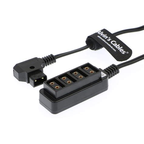 Amazon.com: Alvin's Cables D-tap Splitter Cable D-tap Male to 4 Port ...