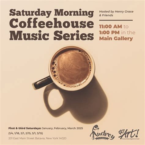 Saturday Morning Coffeehouse Music Series - Go Art