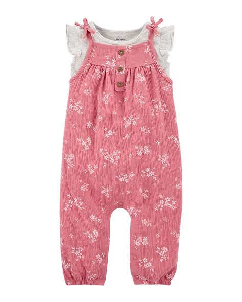 Riachuelo Conjunto Bebê Carter s 2 Peças Anarruga Floral Rosa Antigo