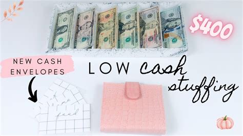 Low Income Cash Envelope Stuffing Sinking Funds Nov Cash