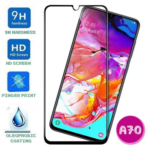 Samsung Galaxy A70 Full Screen Tempered Glass - LatestGadget