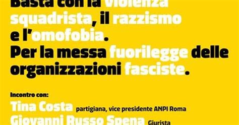 ANPI Provinciale Di Roma 16 Giugno 2017 Sez ANPI Nido Di Vespe