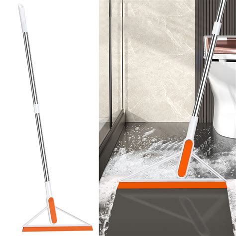 Mopping 2025 New Floor Squeegee Rubber Squeegee with Long Telescopic ...