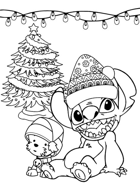 Flawless Stitch Christmas coloring page Färbung Seite Kostenlose