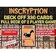 Amazon Inscryption Card Game With Laminated Cards With Game